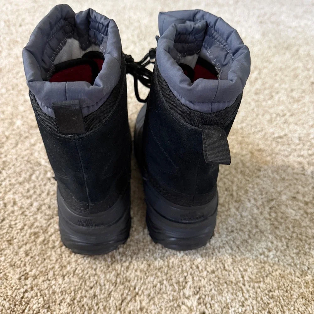 The‎ North Face Kids Alpenglow IV Waterproof Winter Snow Boots Black Size 4
